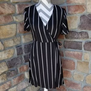 WRAP MINI DRESS